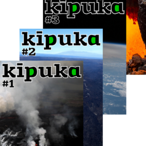 Couvertures des 4 premiers numéros de kīpuka, parus en 2023.