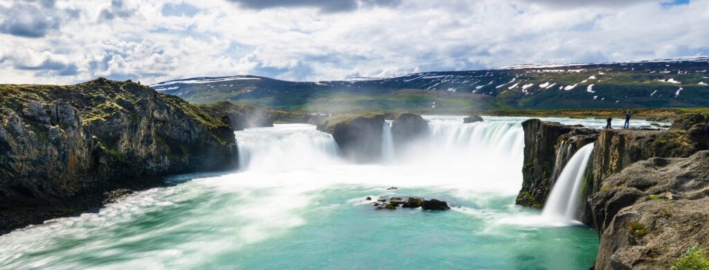 La cascade de Goðafoss en Islande